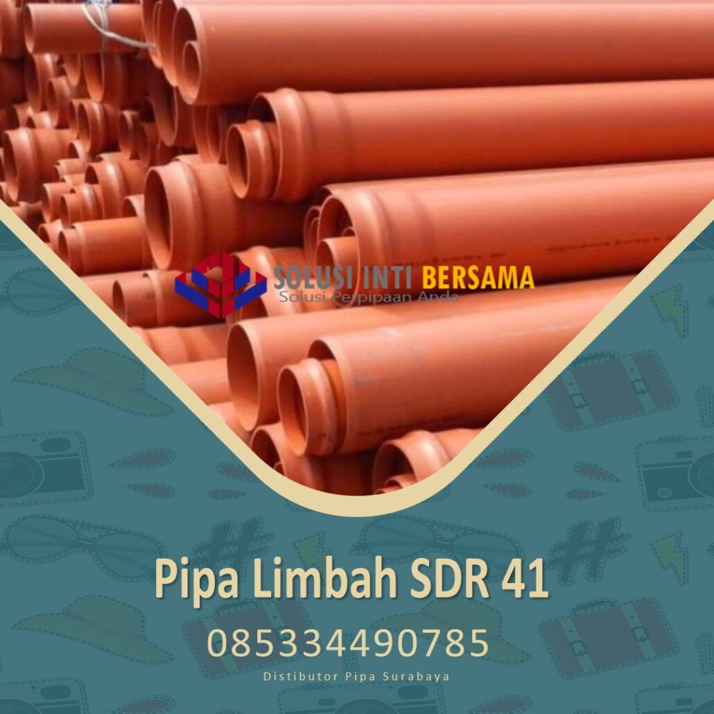 Pipa Pvc Limbah Sdr Merupakan Produk Perpipaan Yang Didesain