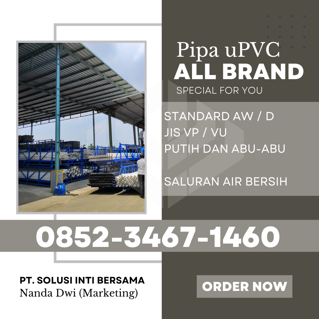 Pipa PVC Jakarta 2025 | Harga Jual Distributor